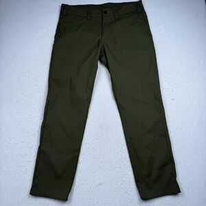 Truewerk Pants Mens 36x30 Green EDO Werkpant Stretch Workwear Outdoor Chino